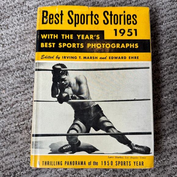 Best Sport Stories of 1951 Hard Cover Book - Picture 1 of 6